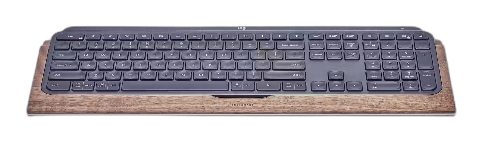Grovemade Wood MX Keys Keyboard Tray