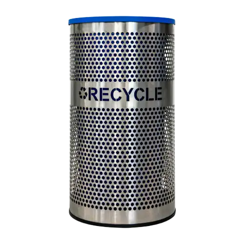 Ex-Cell Kaiser Ex-Cell Venue 33-Gallon Stainless Recycling Receptacle