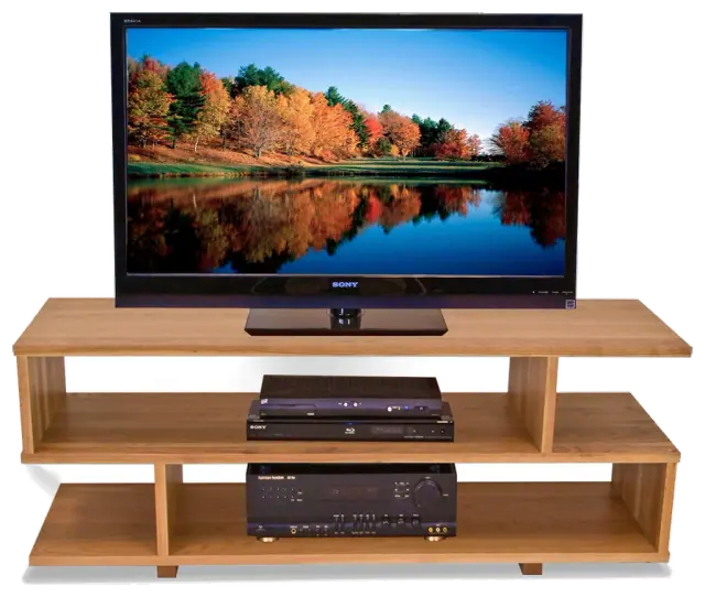 Lyndon New York Contemporary TV Stand No. 3, Cherry