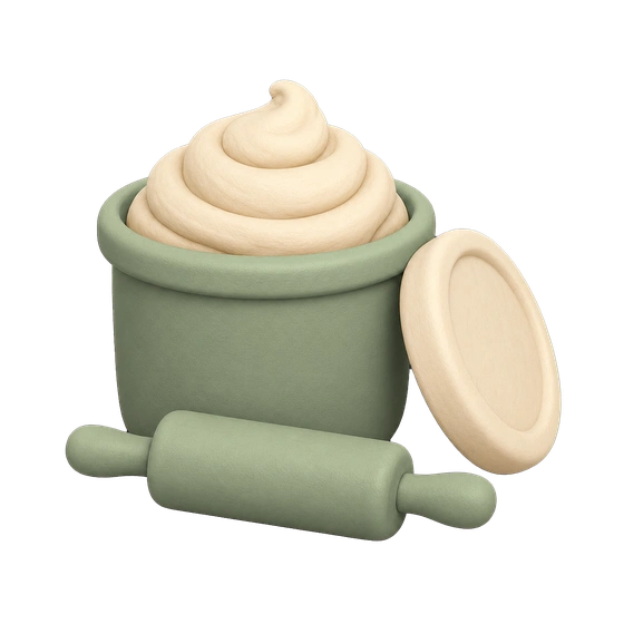 Modeling dough